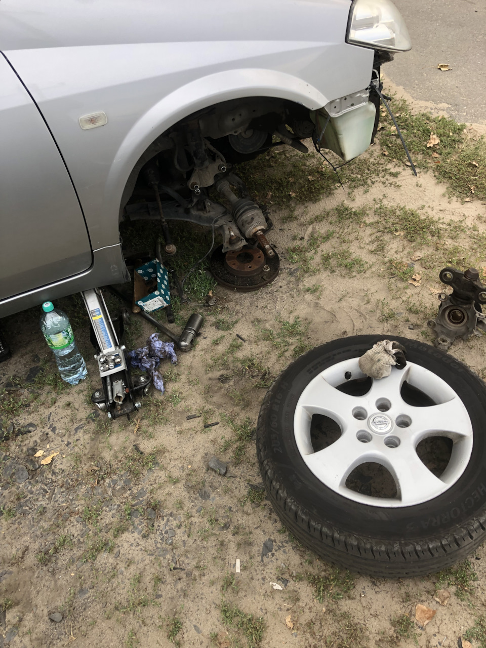 Подшипники поворотного кулака — Nissan Primera (P12), 1,9 л, 2004 года ...