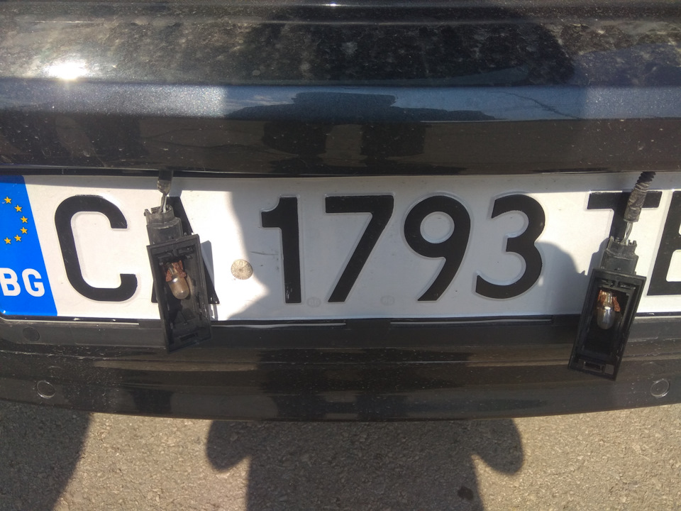 Фонарь освещения номерного знака на Рено Laguna III — Renault Laguna ...