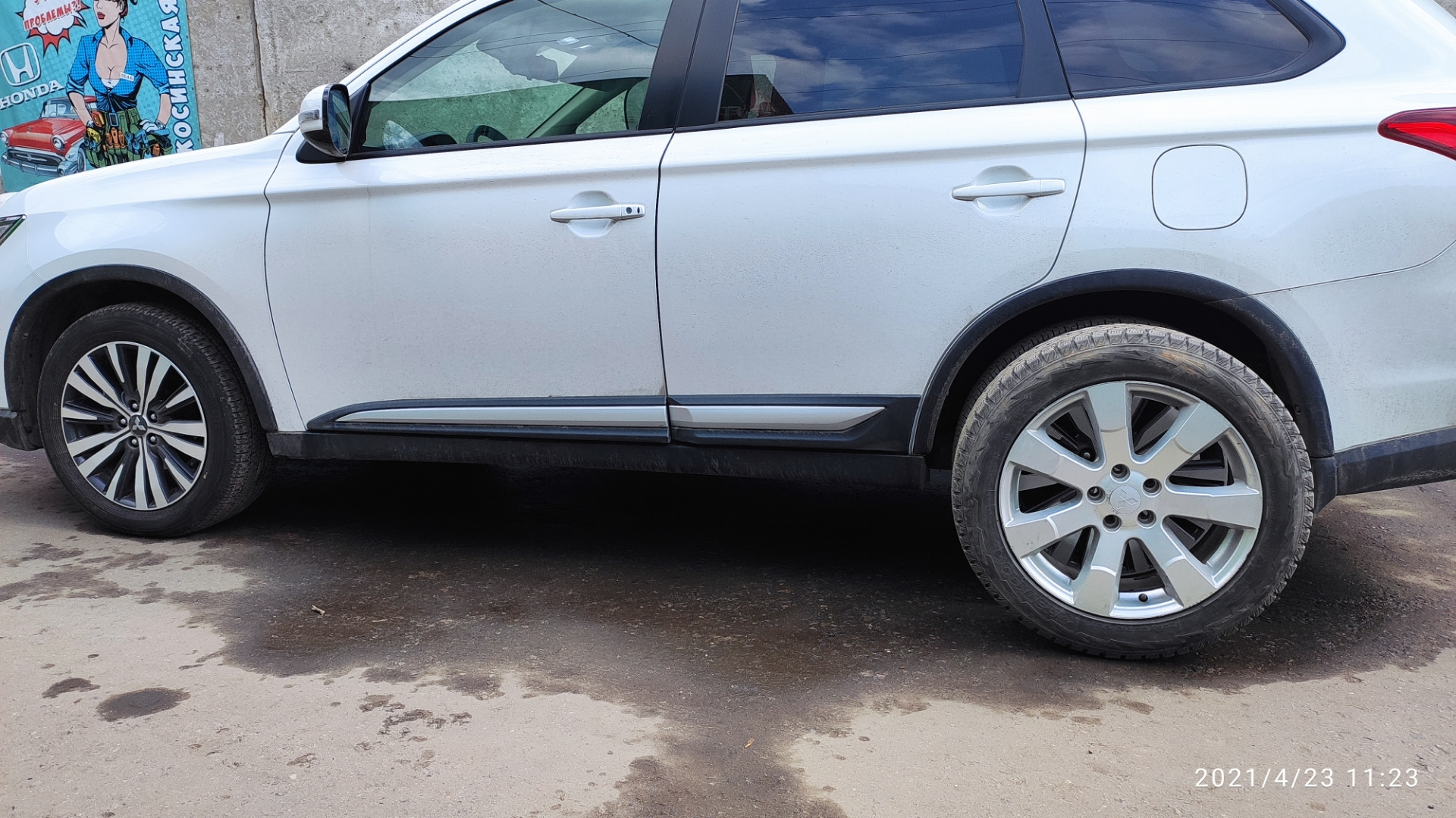 Диски на зиму — Mitsubishi Outlander (3G), 2 л, 2020 года | колёсные ...