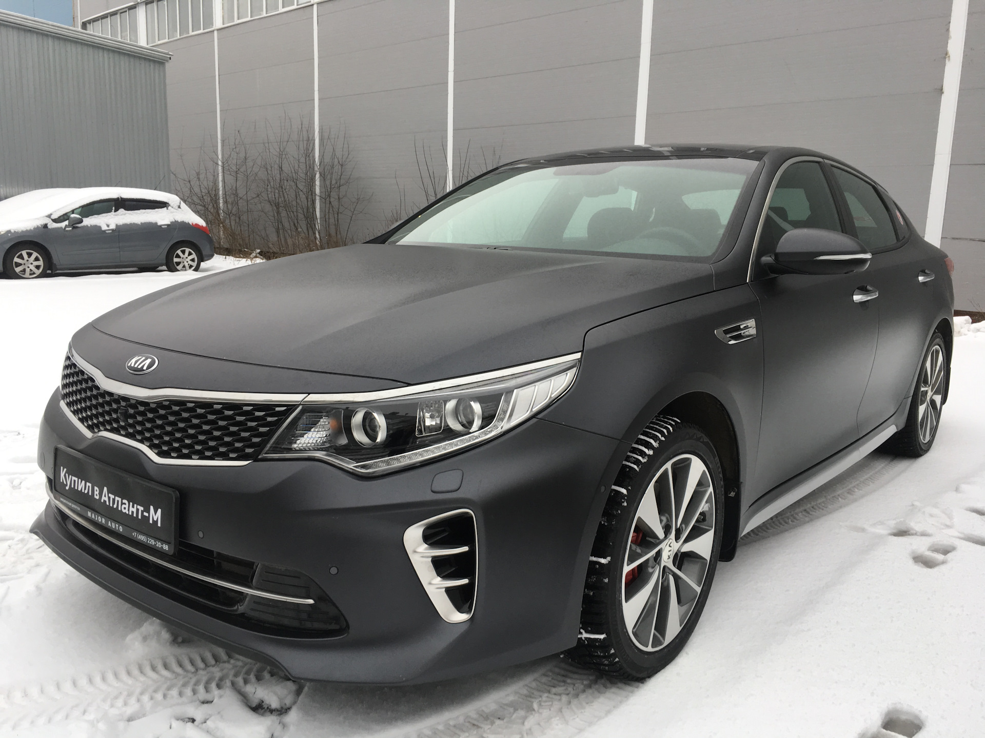 Оклейка KIA Optima в прозрачный мат. — Styling-Bull на DRIVE2