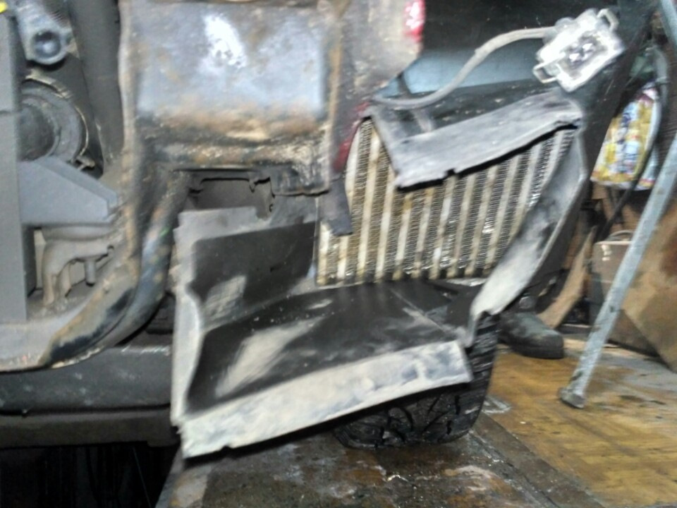 замена интеркулера, актуатора штока турбины, чистка системы наддува ...