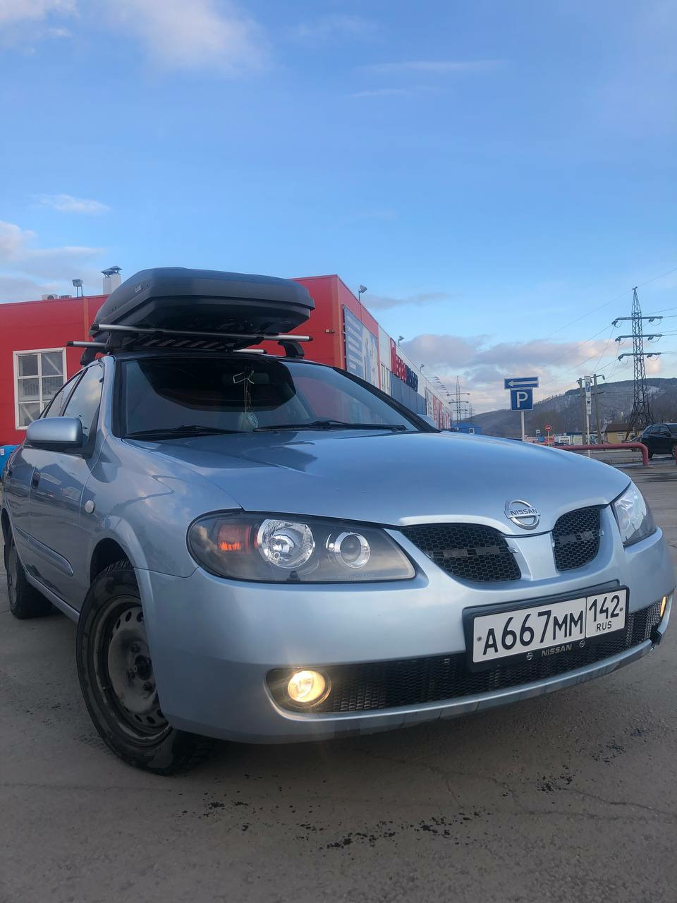 №1 Приобрёл багажник на крышу — Nissan Almera II (N16), 1,8 л, 2006 ...