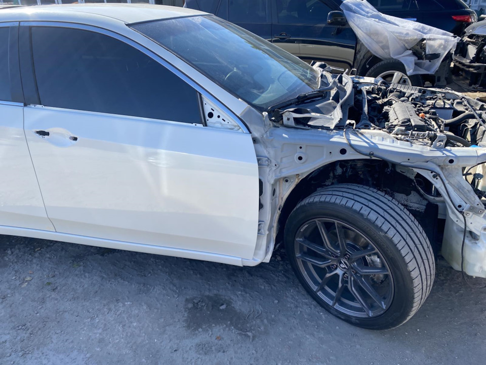 Покраска белого перламутра — Honda Accord (8G), 2 л, 2008 года ...