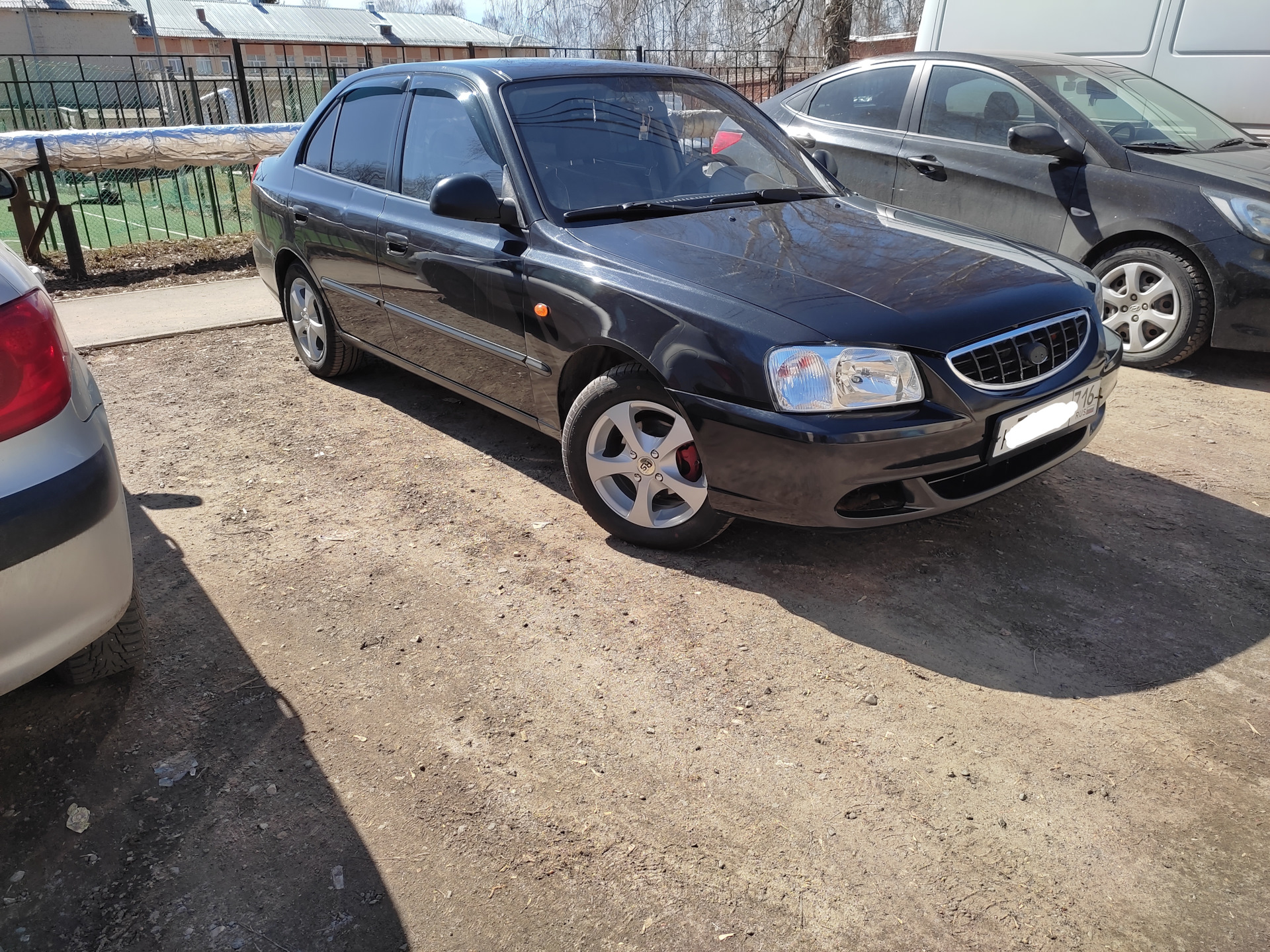 Схождение и переобувка — Hyundai Accent (2G), 1,5 л, 2009 года | другое ...