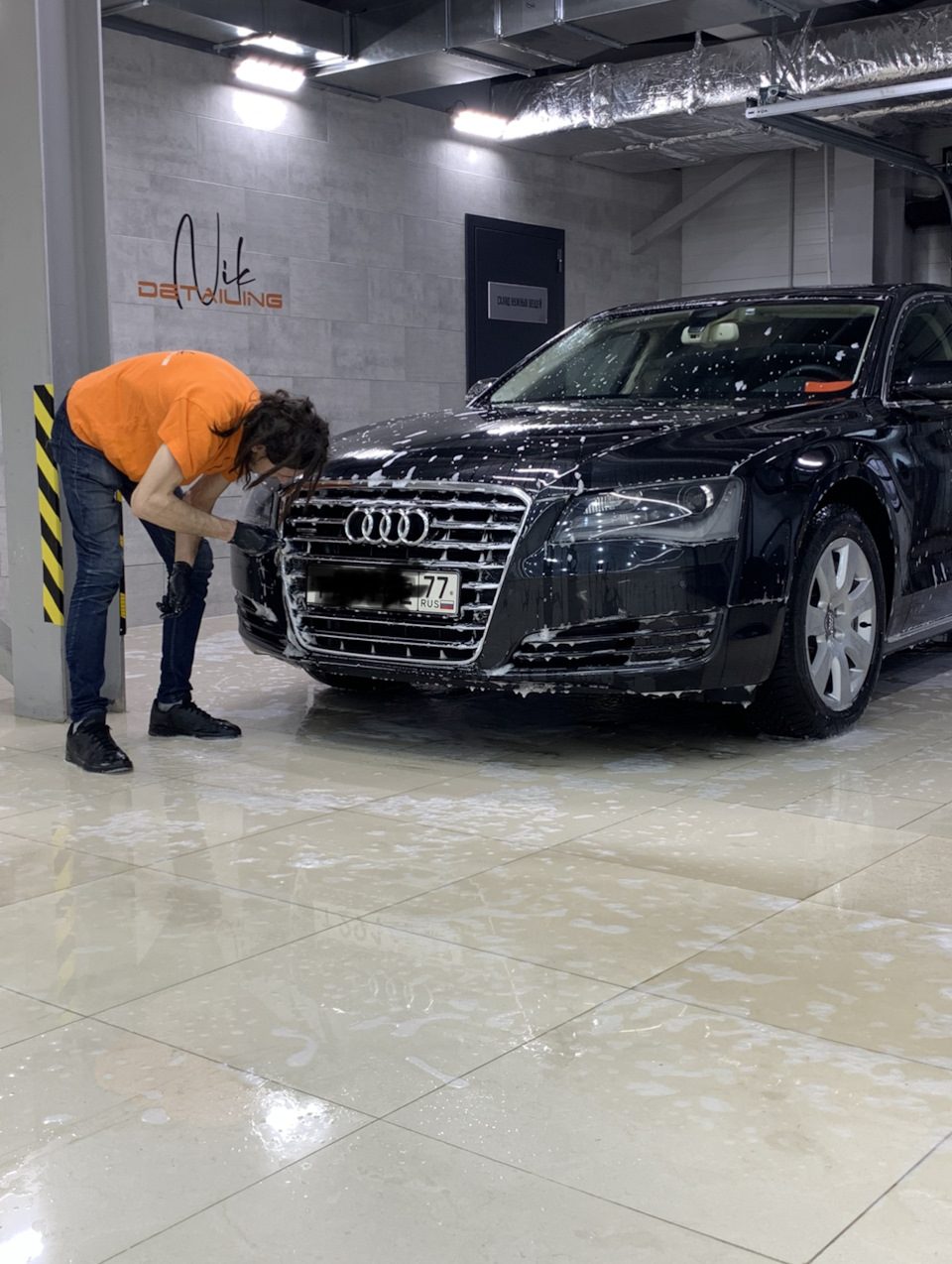 NIK DETAILING мойка перфекциониста — Audi A8 (D4), 4 л, 2012 года | мойка |  DRIVE2