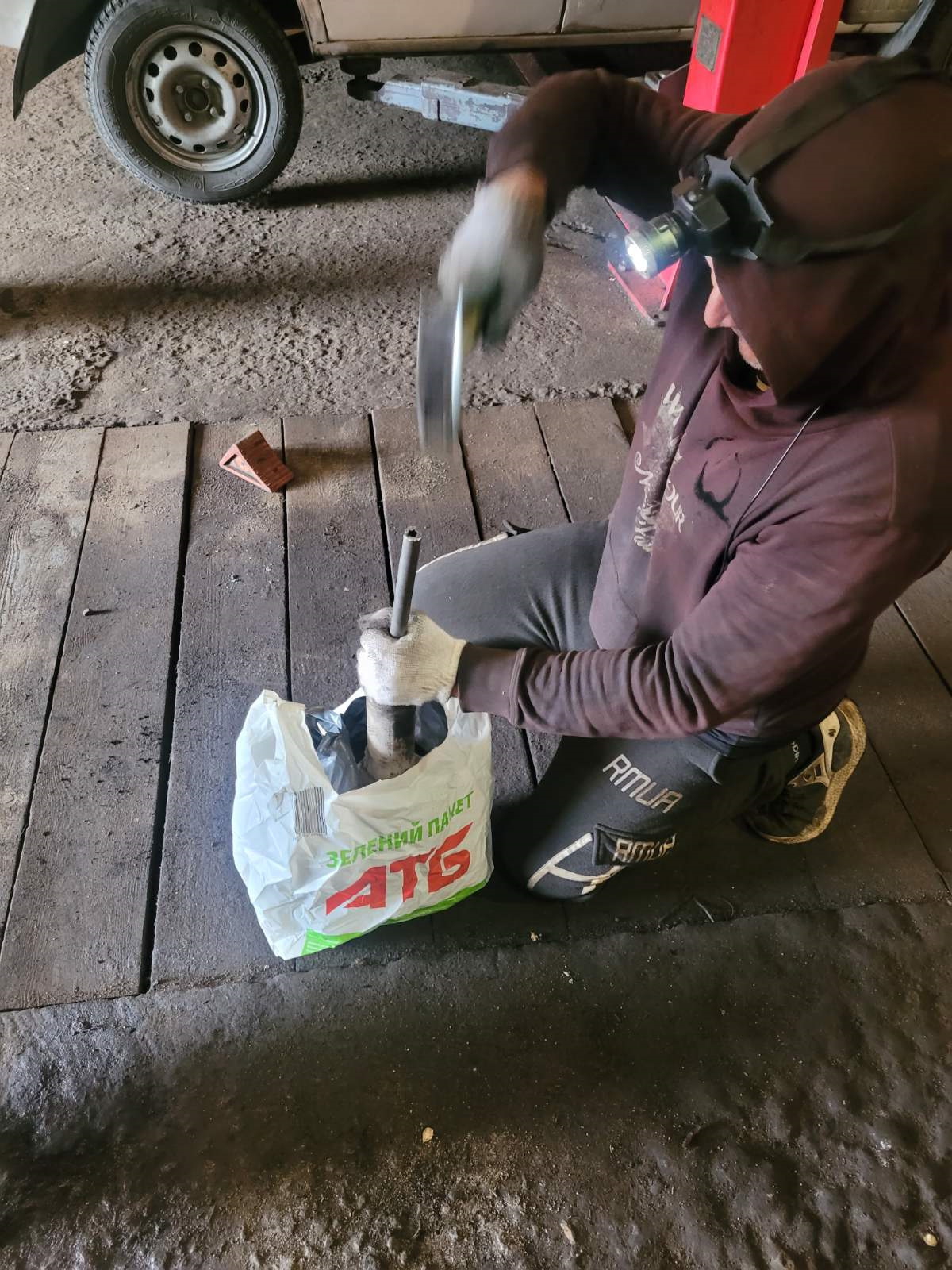 Катализатор на старом дизеле: вырезано — Audi A6 Avant (C4), 2,5 л ...