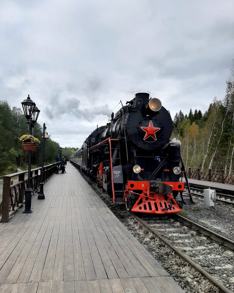 Паровоз до Сортавала Рускеала