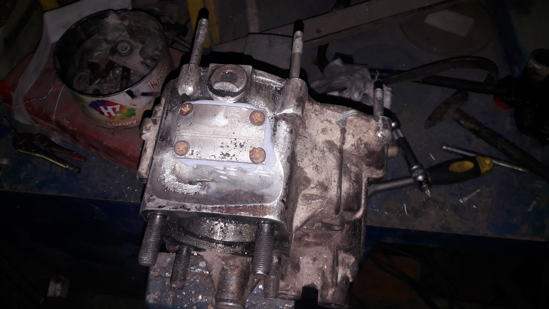 Подготовка к установке двигателя ваз 21013 — ЛуАЗ 969, 1,3 л, 1989 года ...