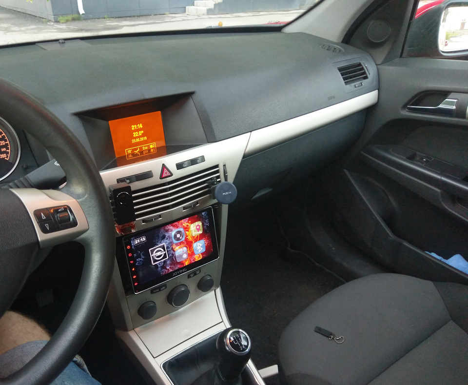 #3 ГУ на андроид 1din — Opel Astra H, 1,8 л, 2008 года | автозвук | DRIVE2