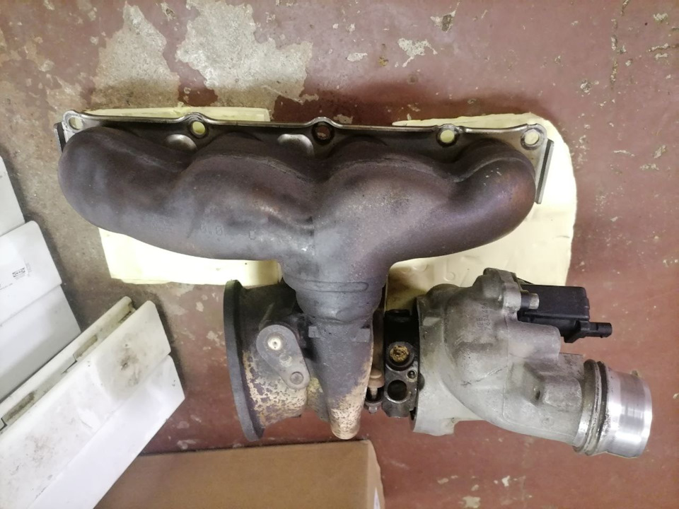 Снятая родная турбина, которую позже я обязательно попытаюсь восстановить — BMW 3 series Touring (F31)