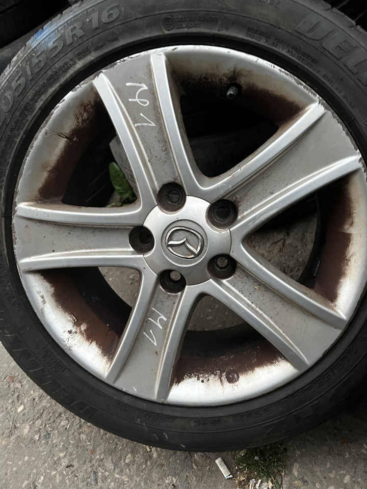 Литые диски MAZDA 6Jx16 ET50 5x114,3 на Mazda 3 (3G) BM, Mazda 6 (2G ...