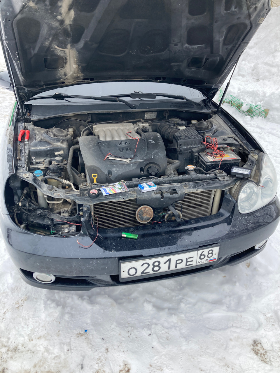 Установка фсо Hyundai Sonata EF ТАГаз — Hyundai Sonata IV (EF), 2,7 л, 2007  года | аксессуары | DRIVE2