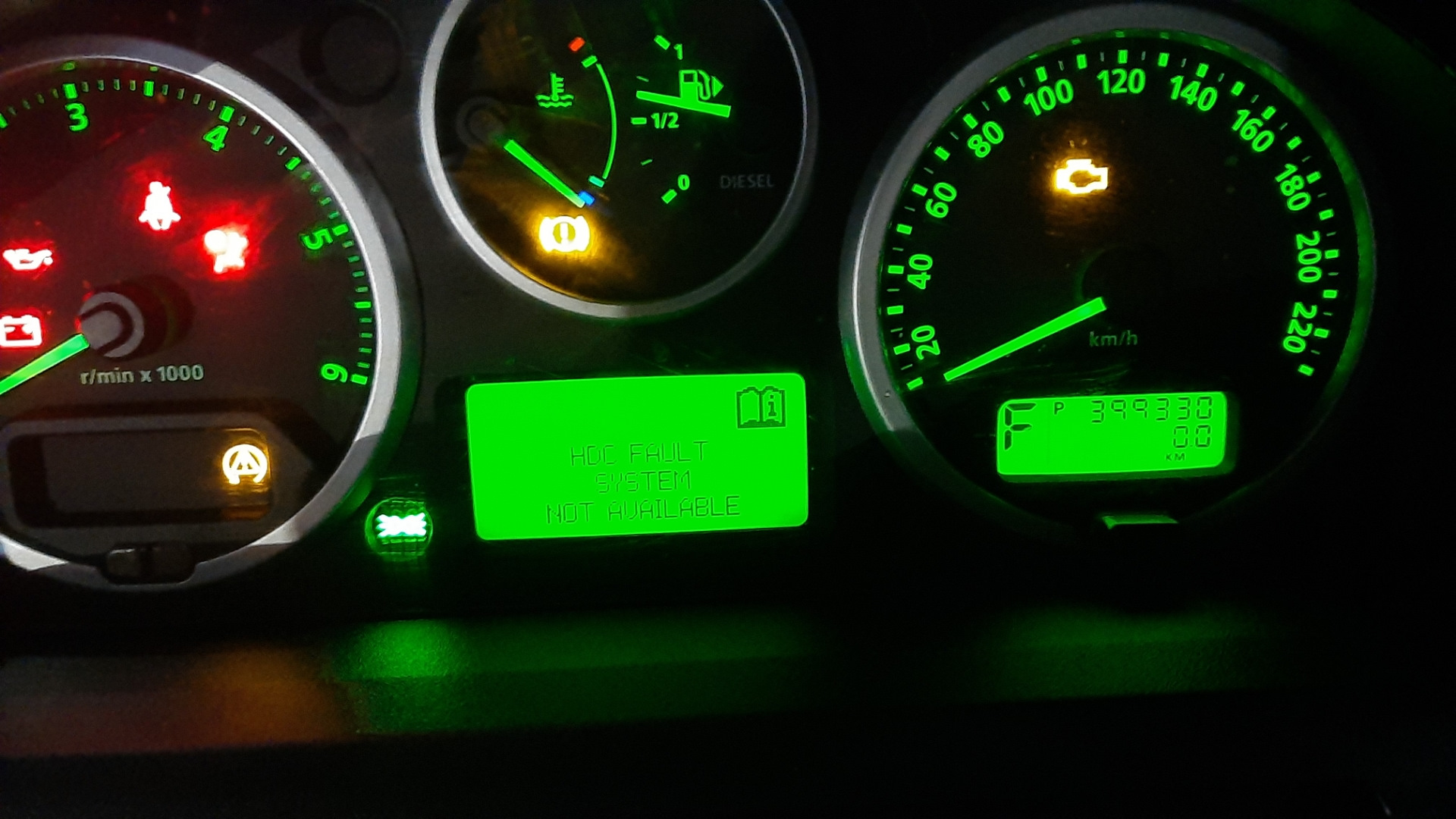 И снова приехали, ошибка transmission fault limited gears available