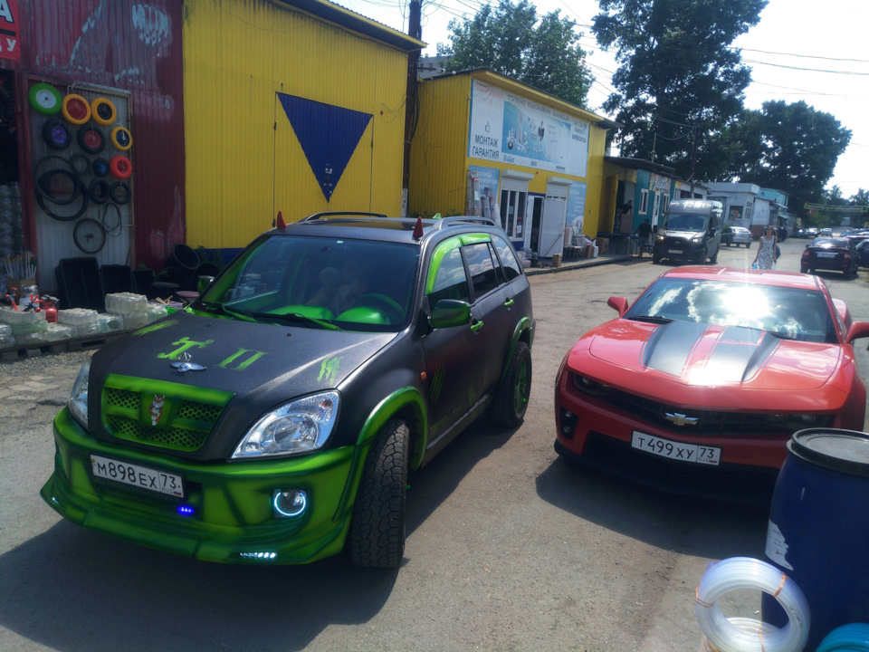 Чери Тигго т11 и Шевроле камаро — Chery Tiggo 1, 1,8 л, 2008 года ...