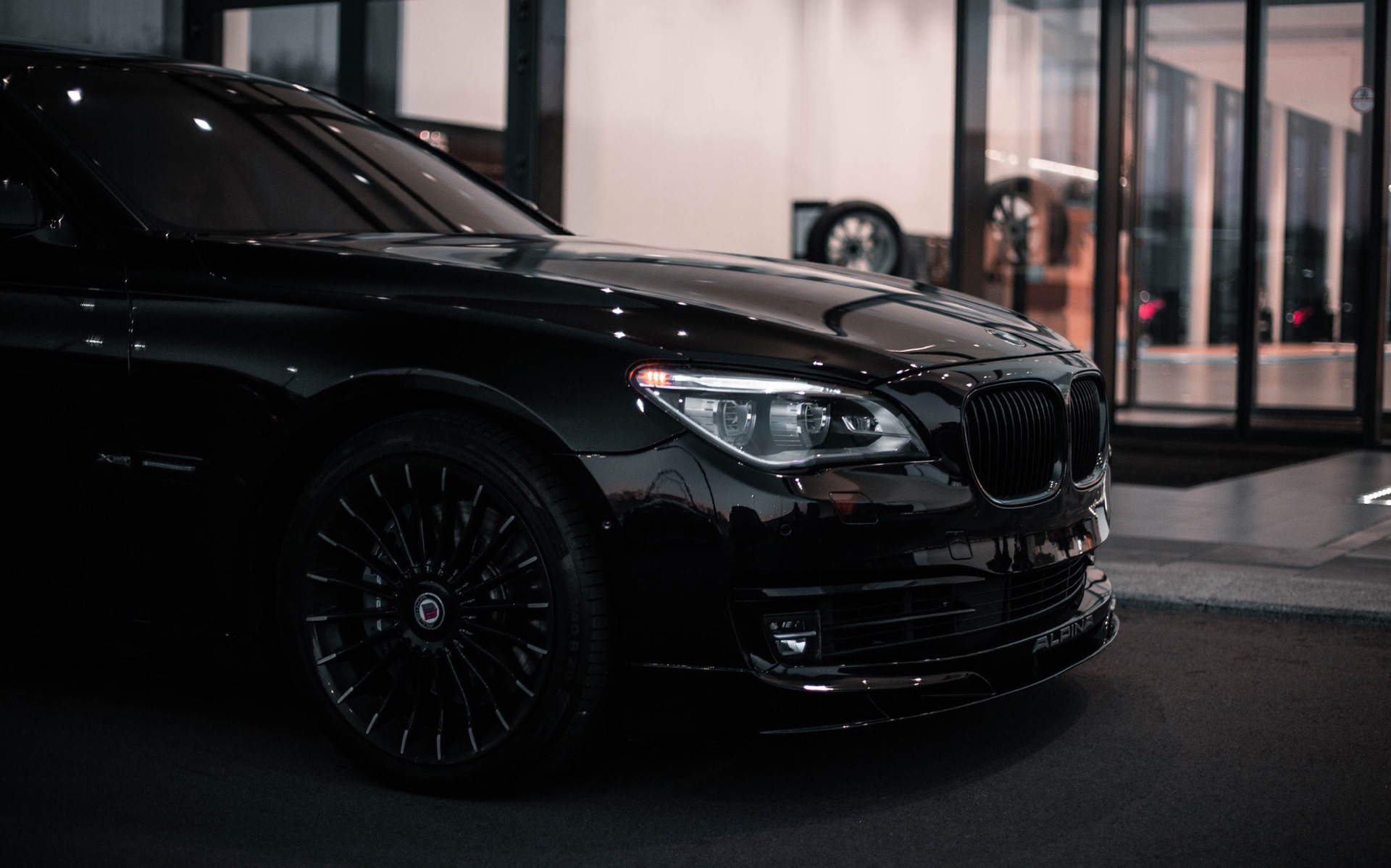 7 черный. BMW Alpina b7 Black. Черная БМВ 7 Альпина. BMW Alpina Black. БМВ Альпина черная.