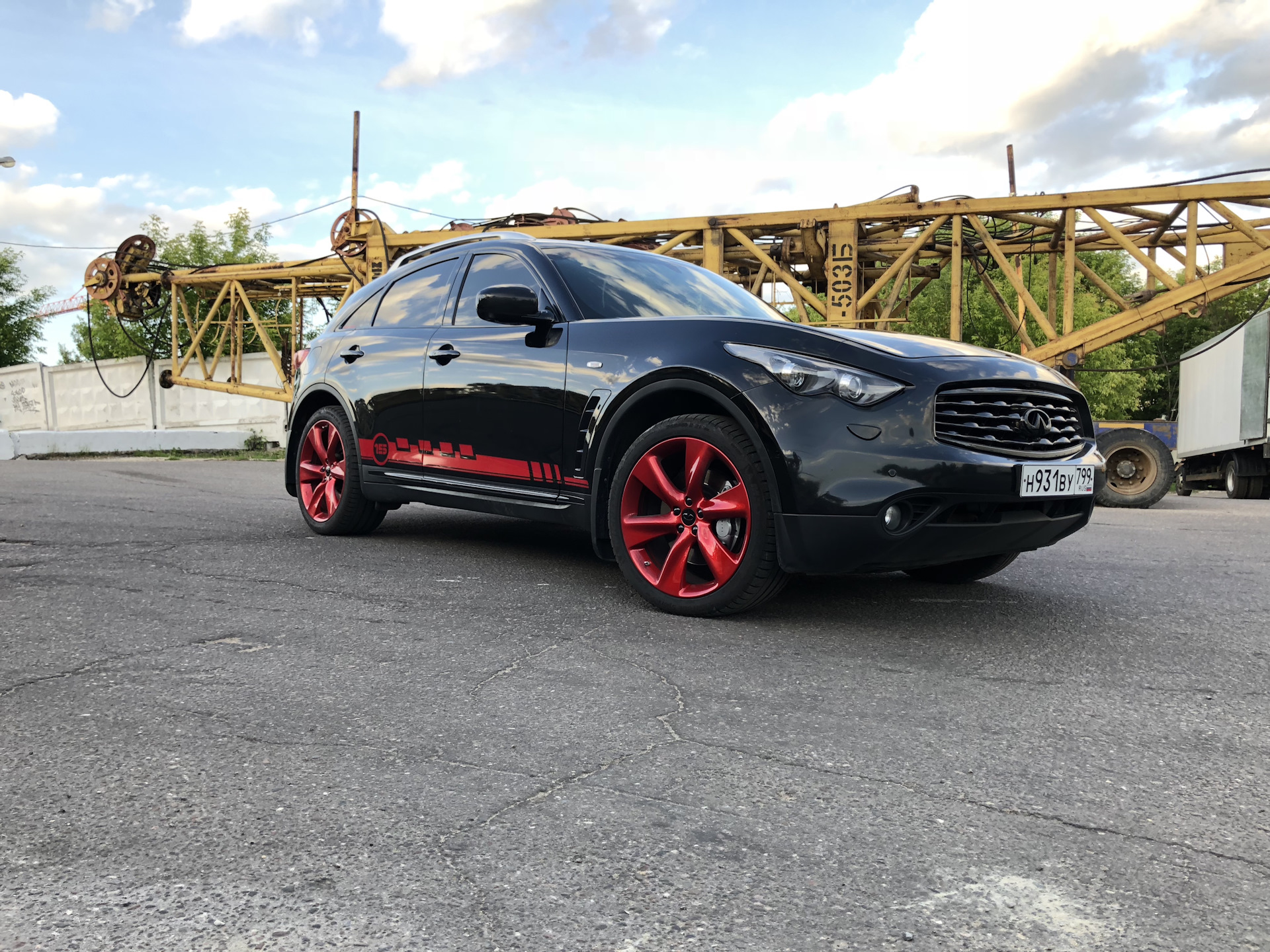 Антихром Infiniti fx35