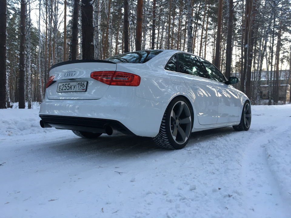 Спойлер №2 и дела малярные… — Audi A4 (B8), 2 л, 2013 года | стайлинг ...