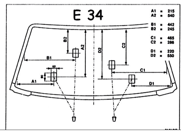 Настройка форсунок омывателя — BMW 5 series (E34), 2,5 л, 1994 года ...