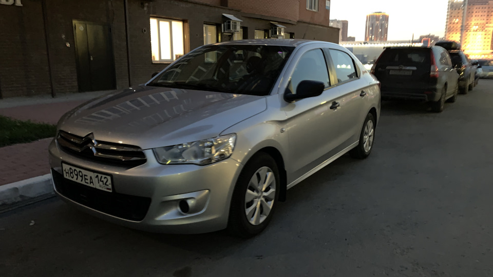 Обслуживание — Citroen C-Elysee, 1,2 л, 2013 года | визит на сервис ...