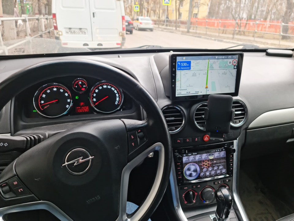 Вторая (верхняя) магнитола — Opel Antara, 3 л, 2012 года | стайлинг ...