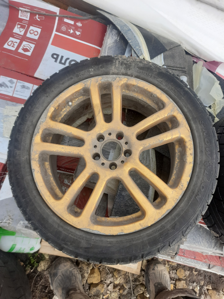 Шины зимние нешипованные Triangle Group 225/45 R17, литые диски Rays ...