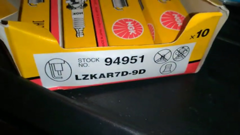 LZKAR7D9D Свеча зажигания 94951 NGK | Запчасти на DRIVE2