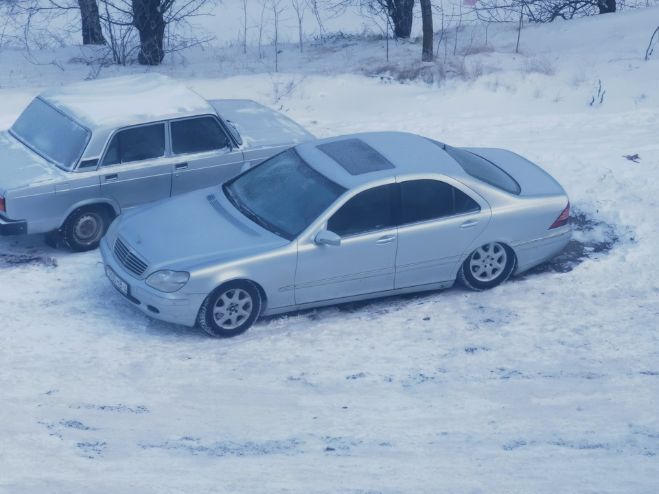 Kiss my AIRMATIC VISIT WORKSHOP — Mercedes-Benz S-Class (W220), 3,2 л ...