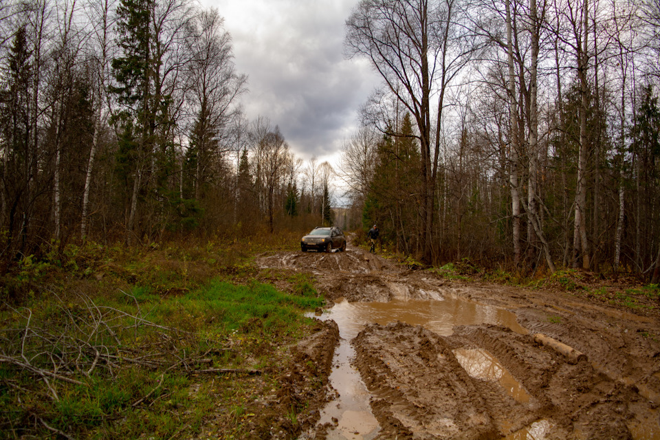 Осенняя раскисшая грунтовка — Renault Duster (1G)