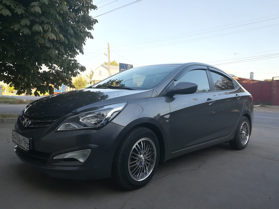Диски на зиму — Hyundai Solaris (1G), 1,6 л, 2014 года | колёсные диски ...