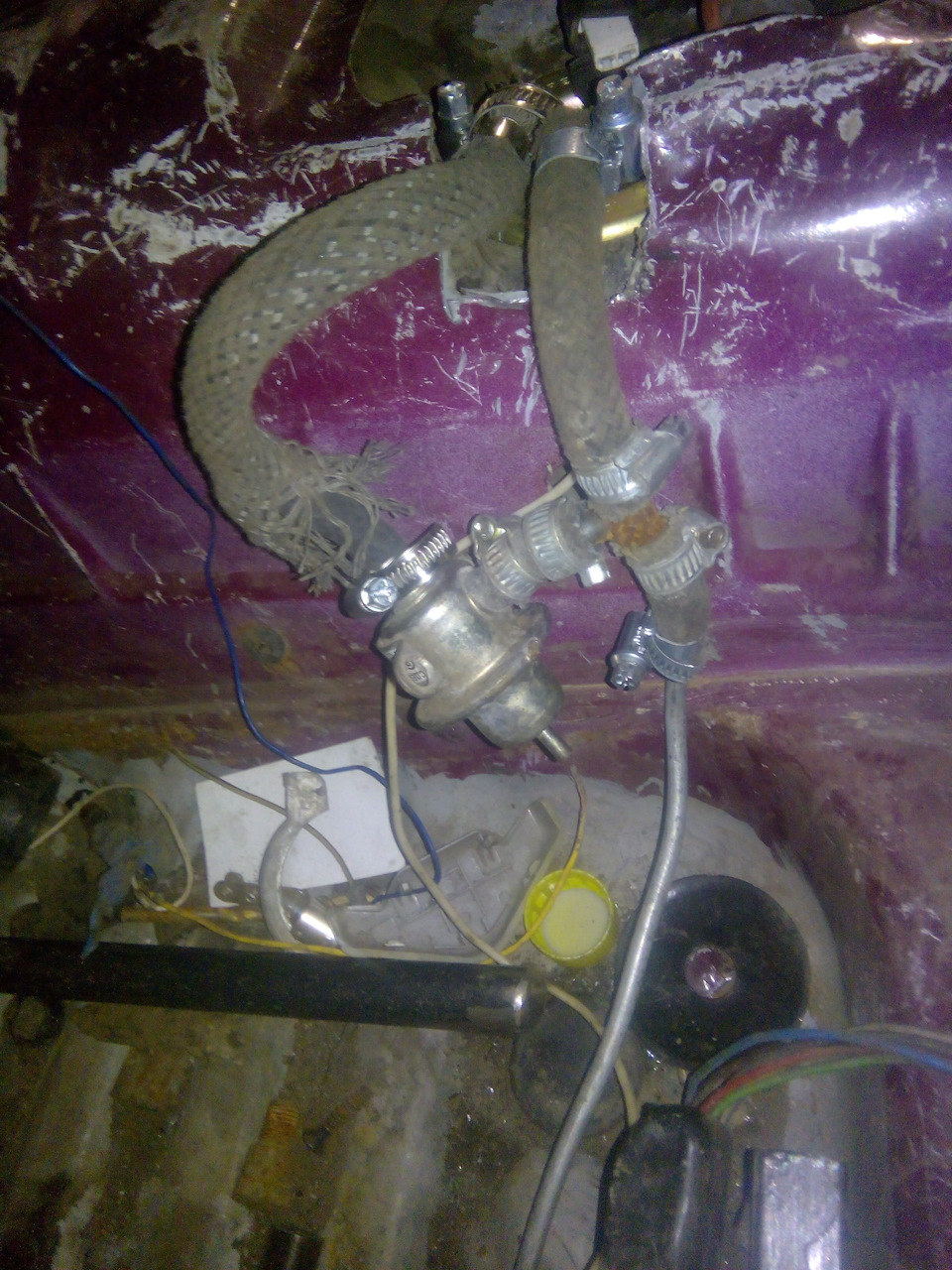 погружной бензонасос без переделки бака — Lada 11113 Ока, 0,7 л, 2002 ...