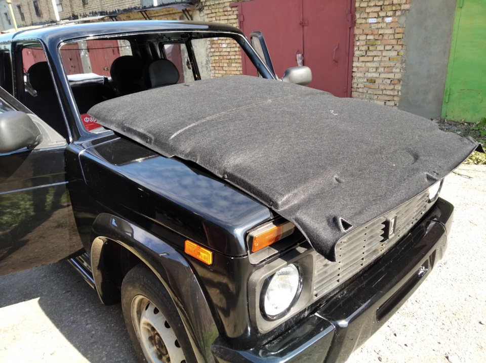 Чёрный жёсткий потолок нива пикап — Lada 2329, 1,7 л, 2007 года ...