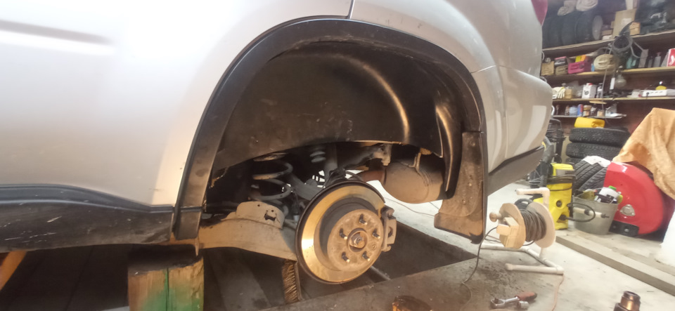 Задние локеры — Nissan X-Trail II (t31), 2,5 л, 2013 года | своими ...