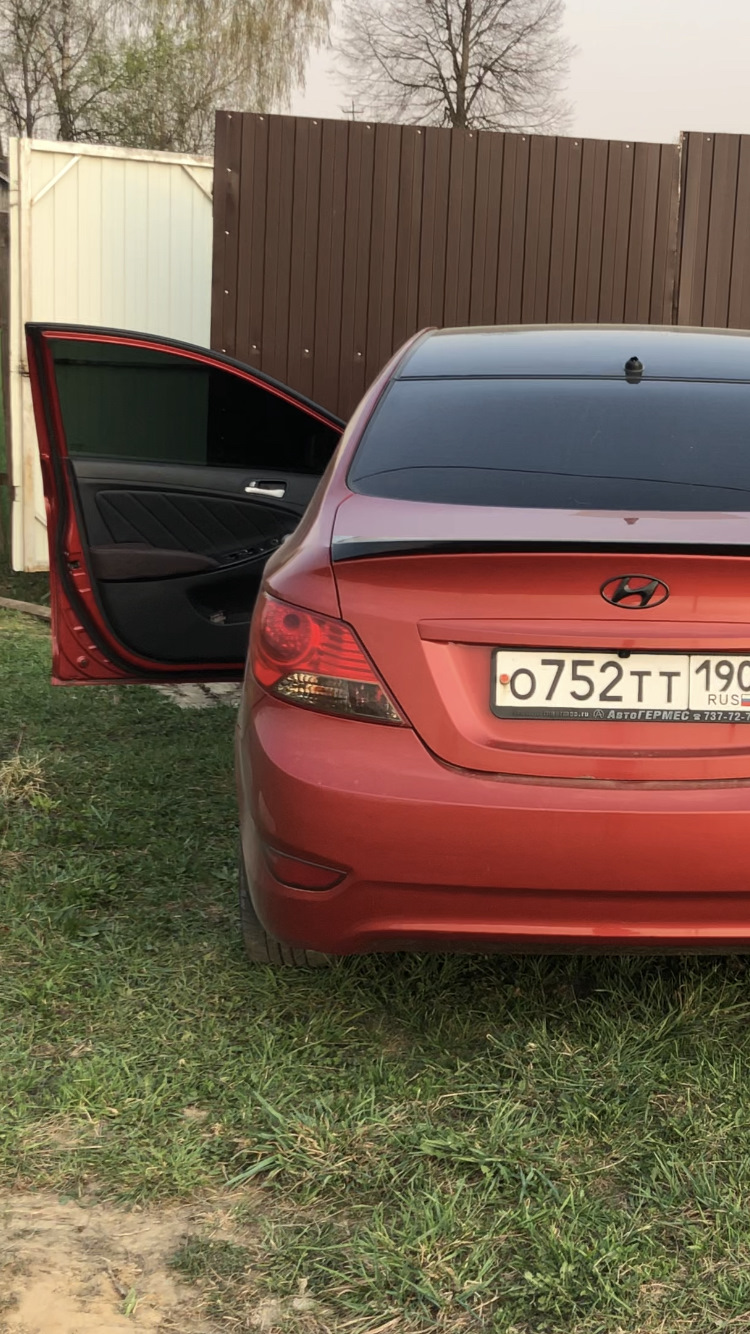 Дверные Карты — Hyundai Solaris, 1,6 л, 2012 года | аксессуары | DRIVE2