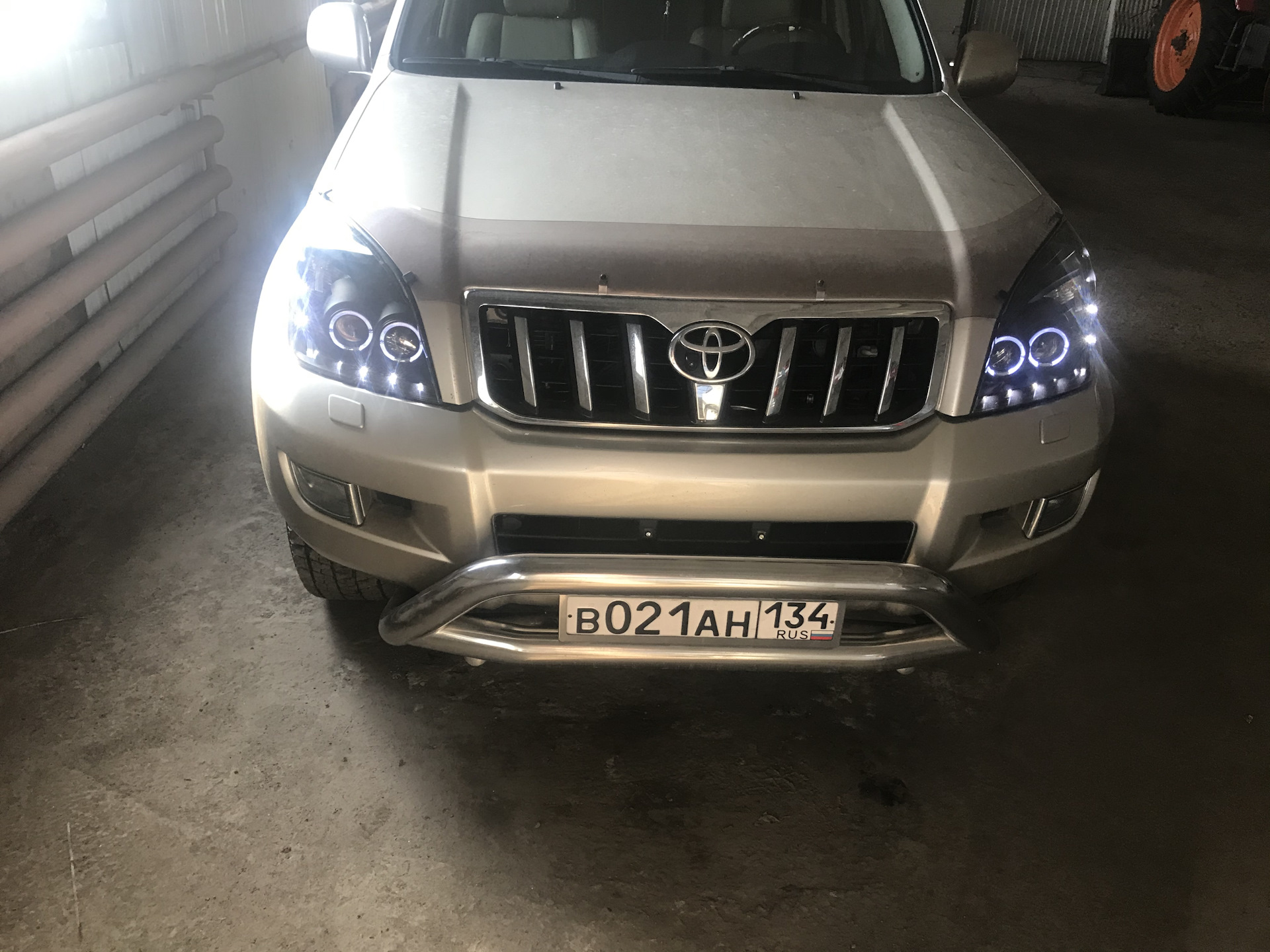 6. Чёрная оптика — Toyota Land Cruiser Prado 120-series, 4 л, 2005 года |  электроника | DRIVE2