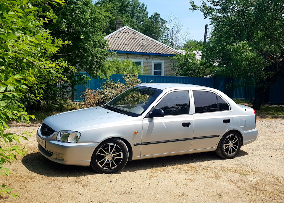 Какое масло лить? Фото авто перед ТО — Hyundai Accent (2G), 1,5 л, 2009 ...