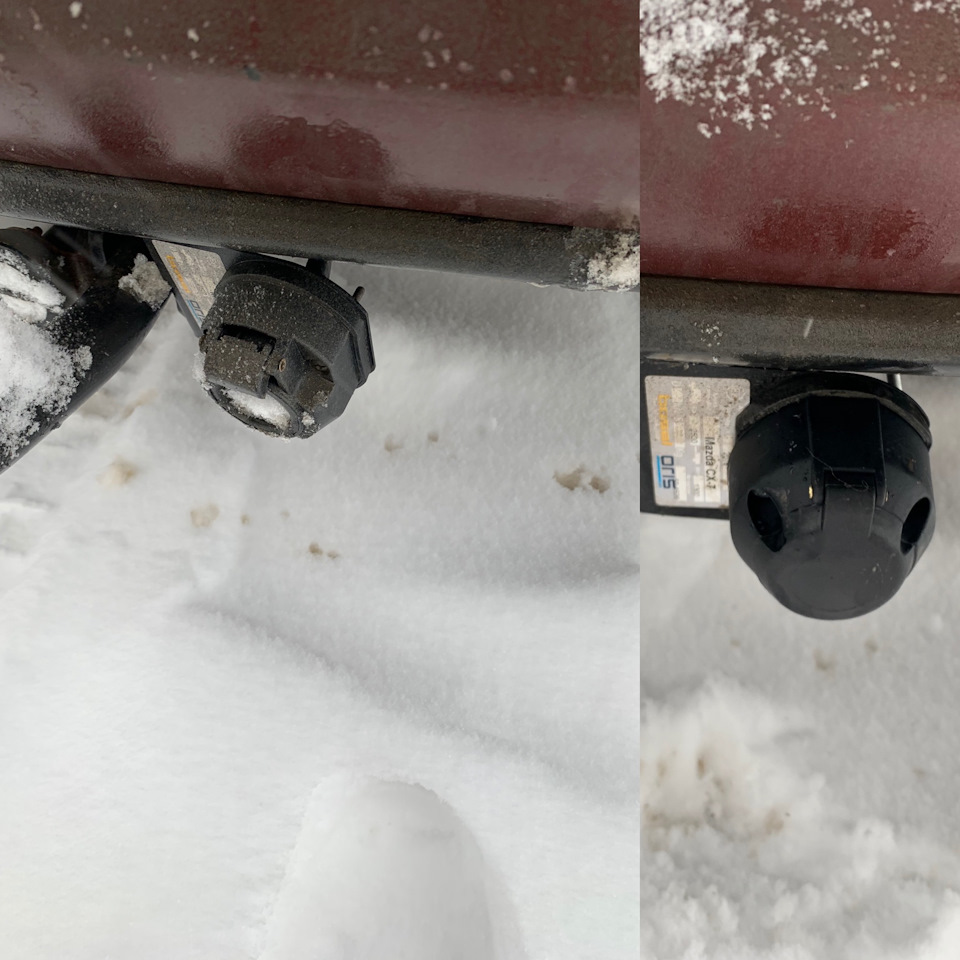 Замена крышки розетки от фаркопа — Mazda CX-7, 2,5 л, 2012 года ...