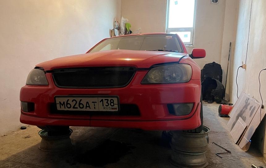 Снимал коробку j160 не спешно, без ямы, в одного. Думал будет сложно, оказалось всё просто. Часа полтора на все про все. — Toyota Altezza