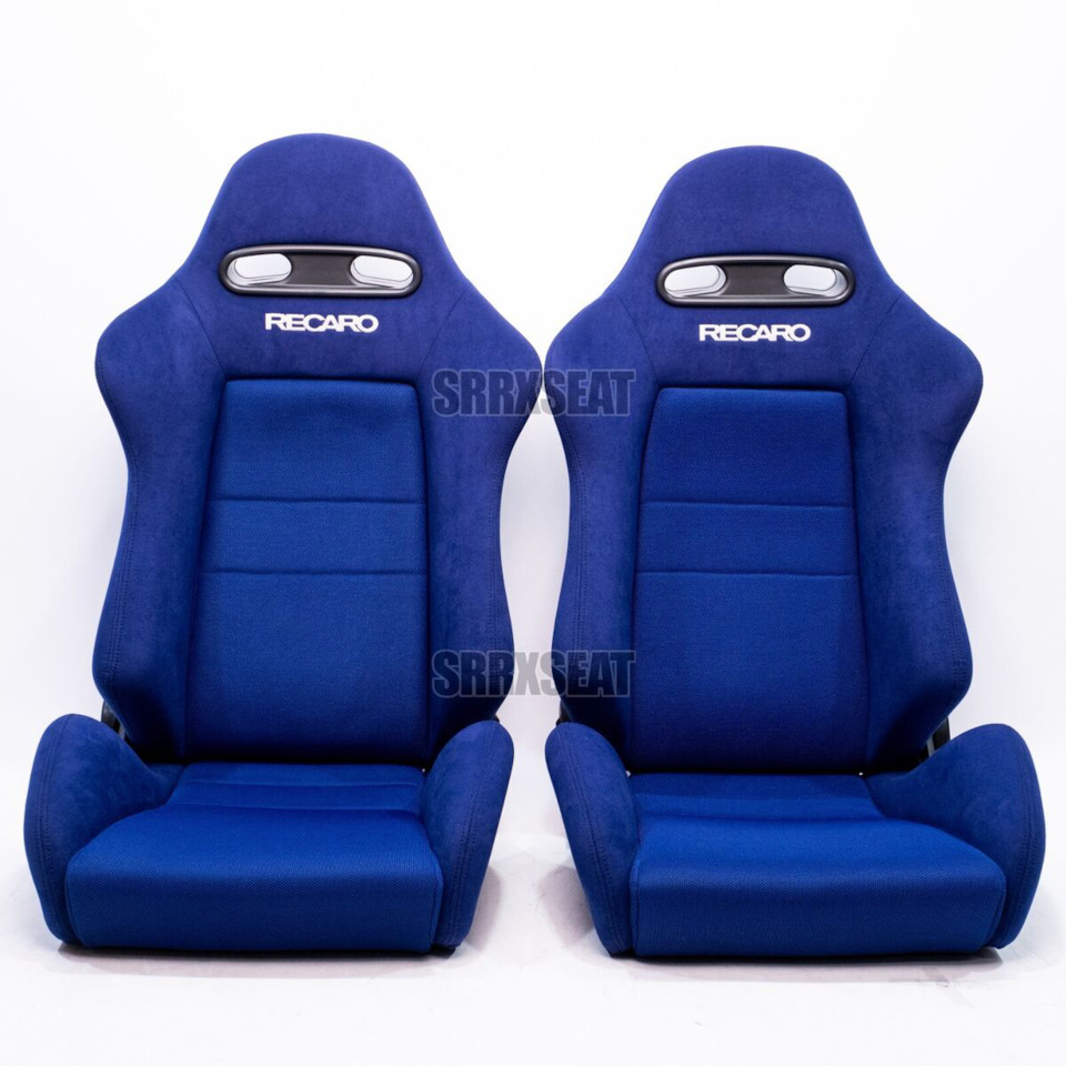 RECARO SR4 Blue. 4-х точечные ремни SPARCO. — Honda Integra (DC5), 2 л ...