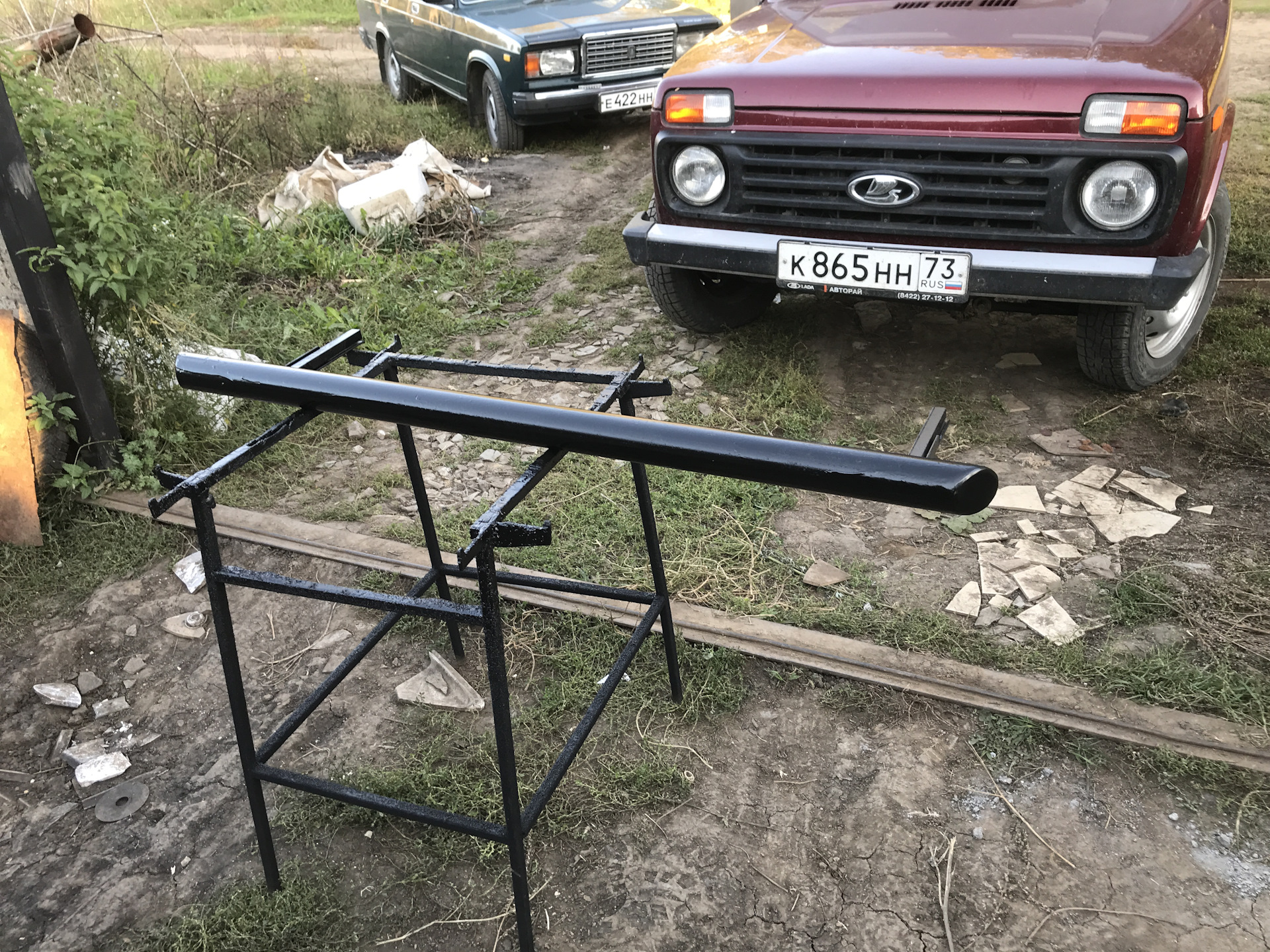 Силовые пороги на Ниву. — Lada 4x4 3D, 1,7 л, 2018 года | тюнинг | DRIVE2