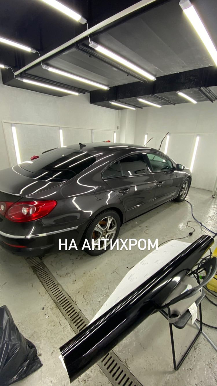 Антихром от Blur Detailing! + лип спойлер + сезонная переобувка —  Volkswagen Passat CC, 1,8 л, 2011 года | стайлинг | DRIVE2