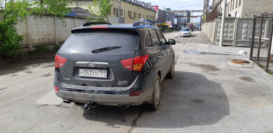 Крюк крюк (фаркоп, прицепное устройство) — Hyundai ix55, 3,8 л, 2012 ...
