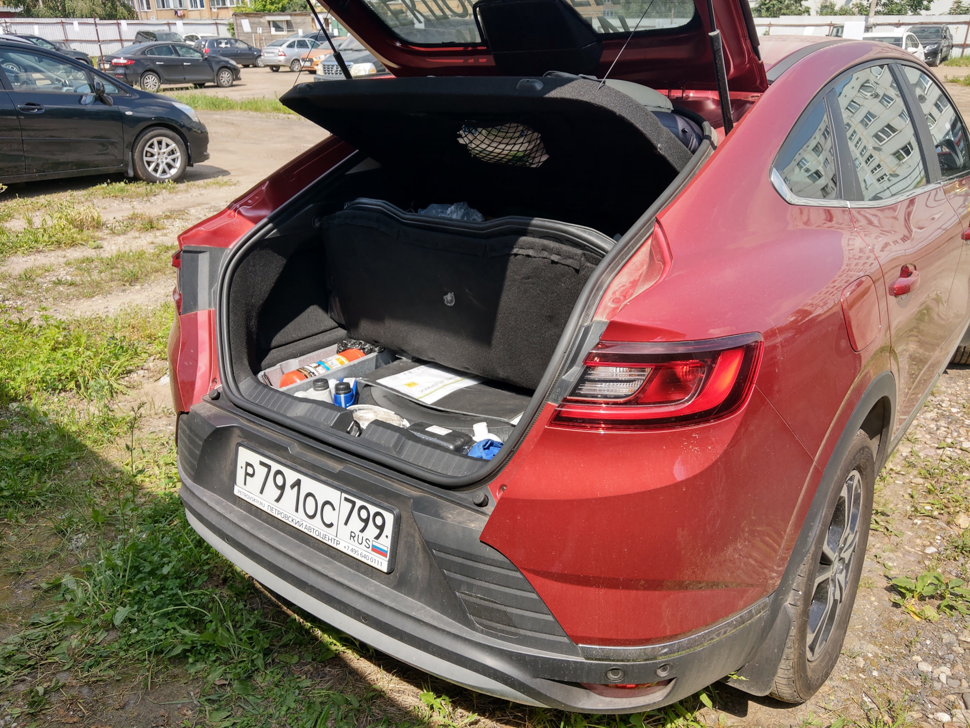 Крышка багажника рено аркана как разобрать RENAULT ARKANA "ВИШЕНКА" и её багажник…продолжение - Renault Arkana, 1,3 л, 2019