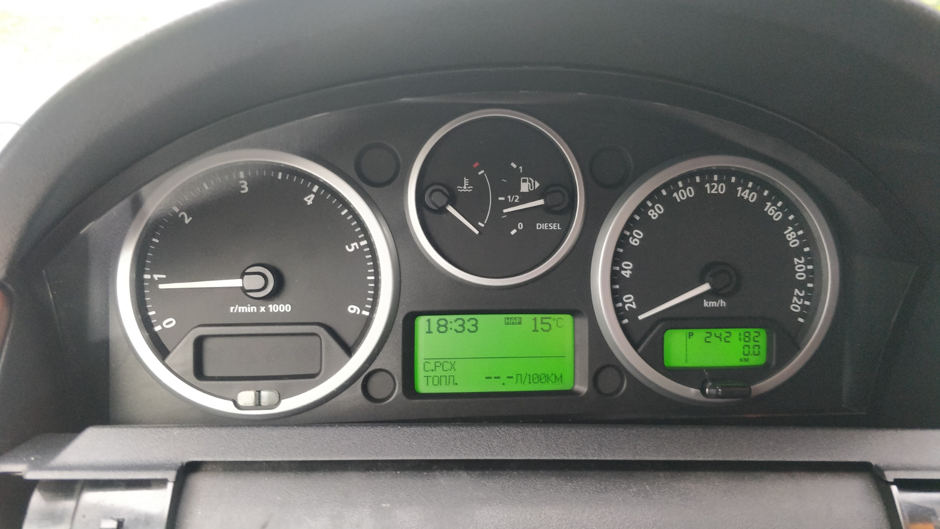 Панель приборов 😳 — Land Rover Discovery III, 2,7 л, 2008 года ...