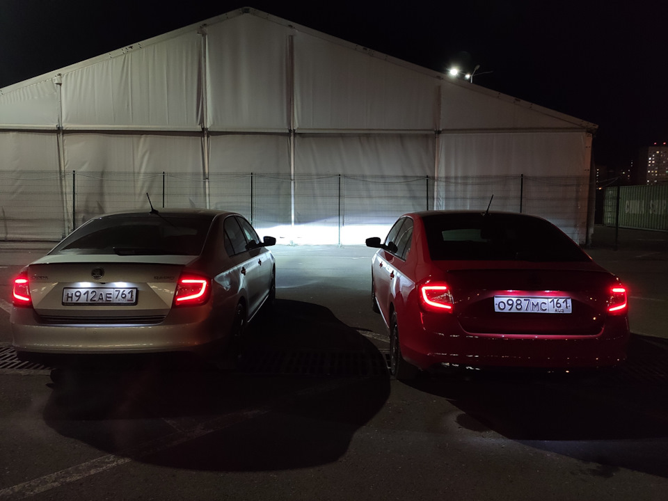 Сравнение ксенона 35Вт и диодных ламп 35Вт — Skoda Rapid (1G), 1,6 л ...