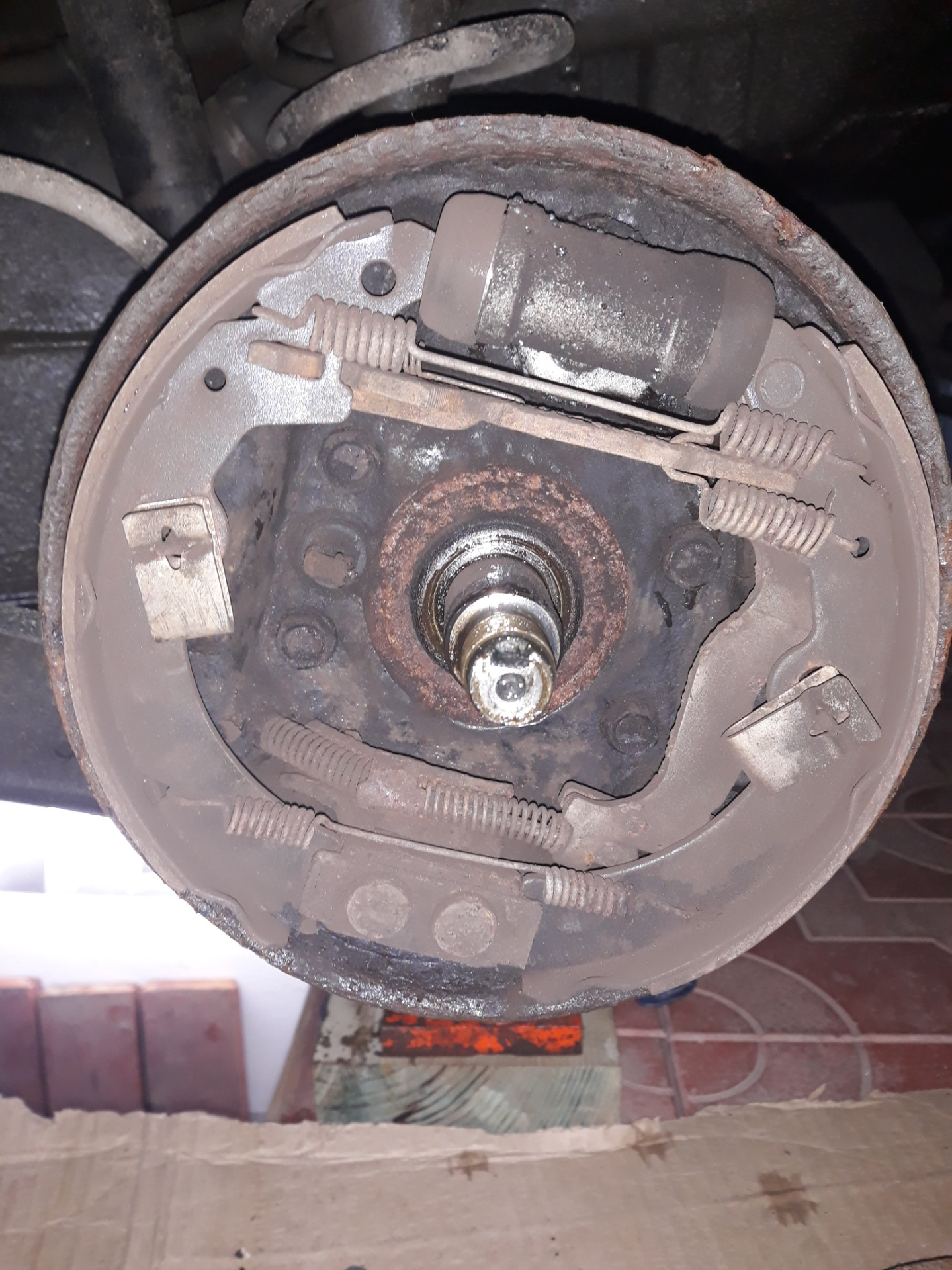 Задний тормоз suzuki ignis 1 — Suzuki Ignis I, 1,3 л, 2001 года | визит ...