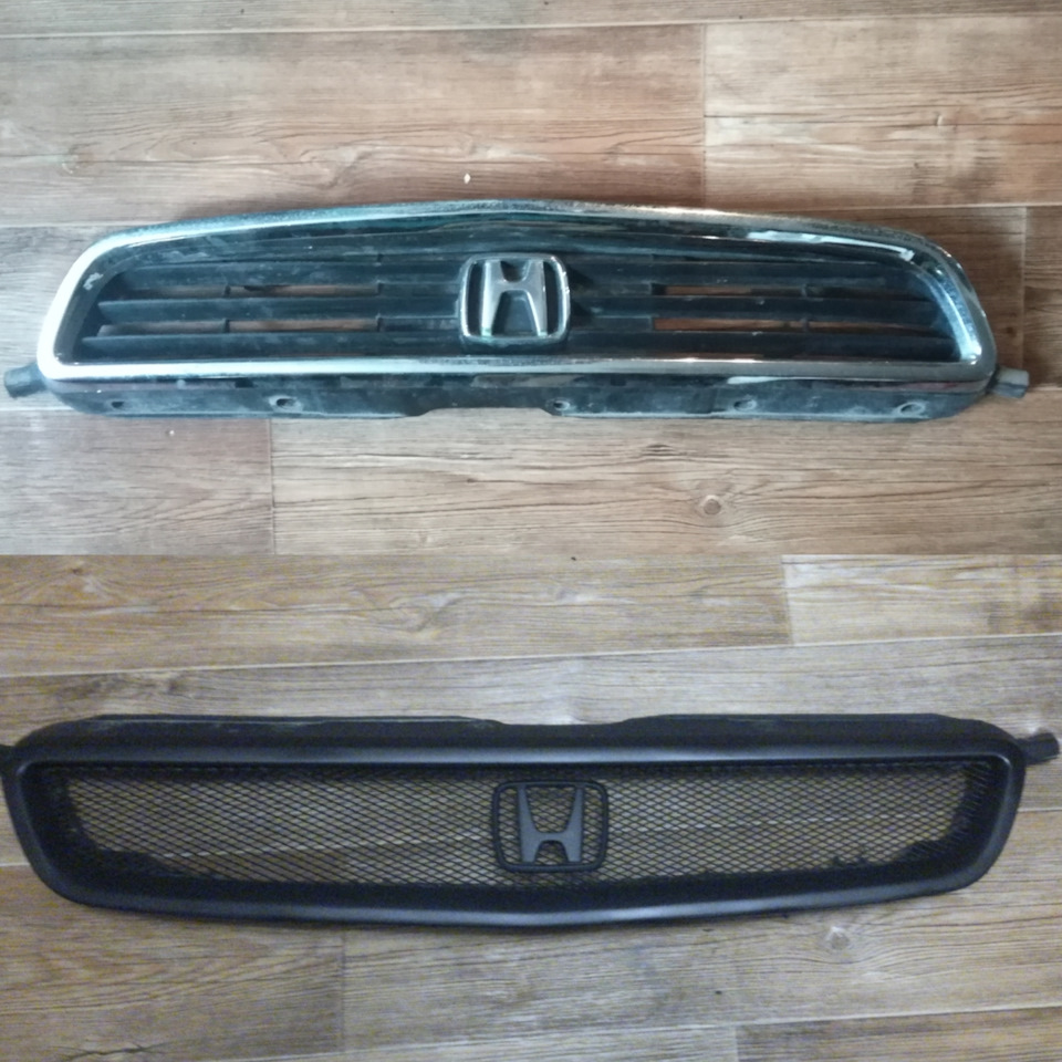 Изменение решётки радиатора — Honda Civic (6G), 1,5 л, 1998 года ...