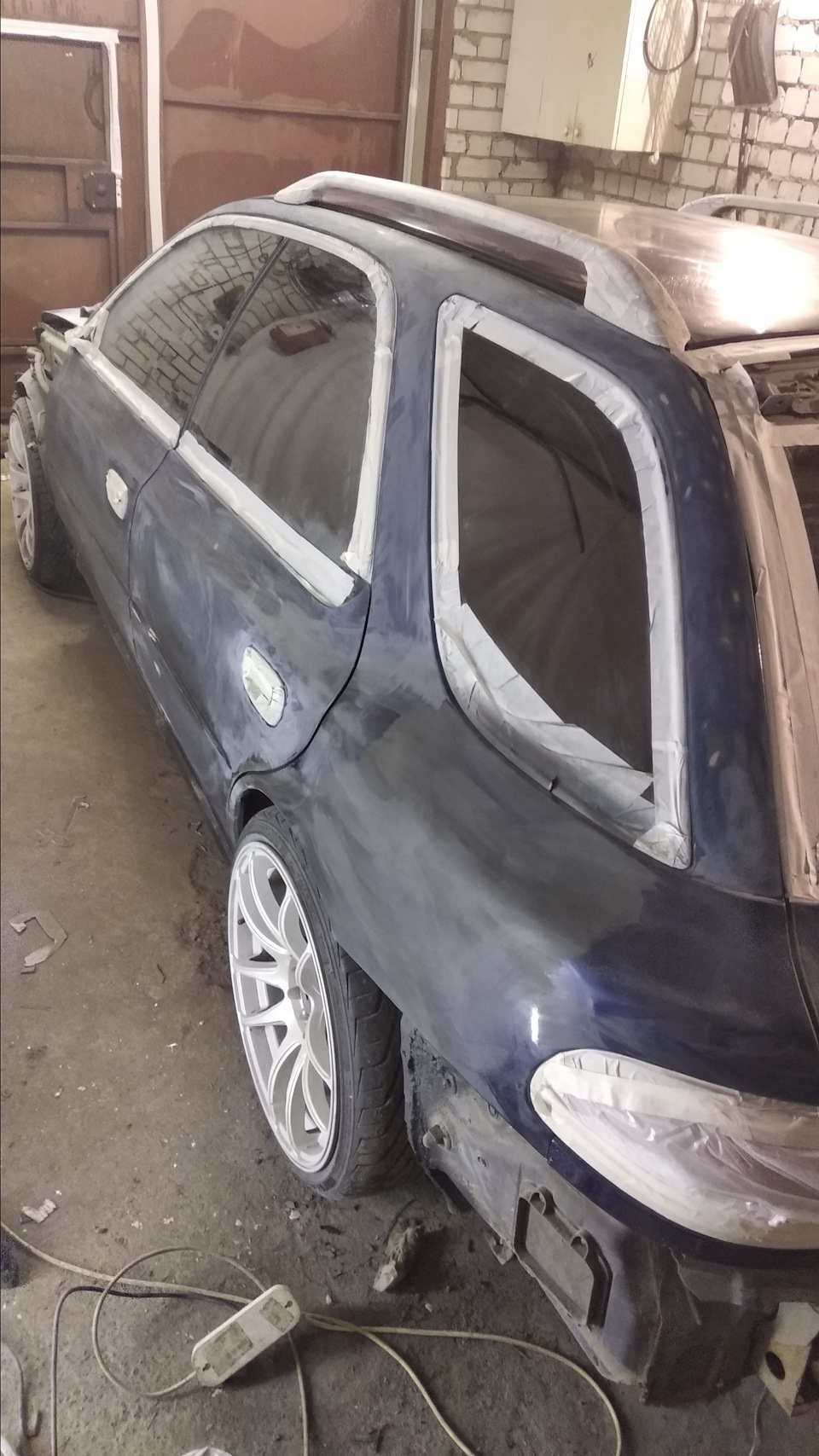 Полный rebuild часть третья . Покраска кузова Montana Black. — Subaru  Impreza (GC, GF), 2 л, 1997 года | кузовной ремонт | DRIVE2