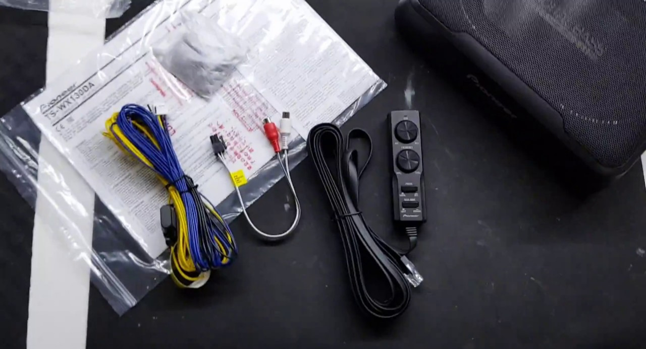 Pioneer ts wx130da фото установки в авто