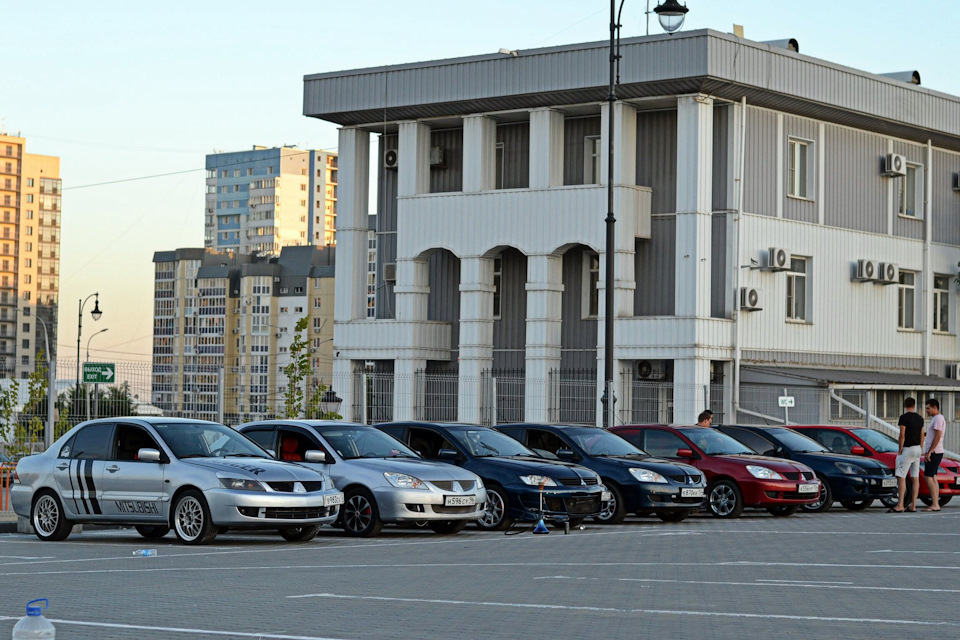 Подкапотка, подрамник, грили и сходка — Mitsubishi Lancer IX, 1,6 л ...
