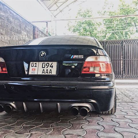 Bmw e39 раздвоенный выхлоп